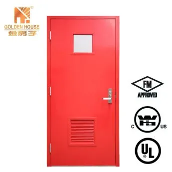 Hollow Metal Door with Louver