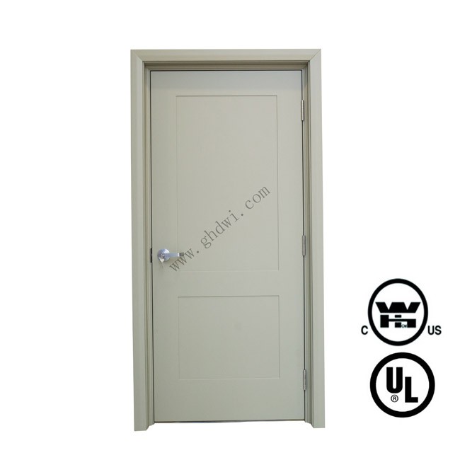 UL Wooden Fire Rated Door 2 Panel US Standard