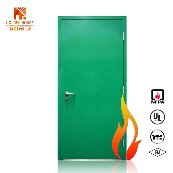 1 2 3 Hour UL Listed USA Standard Fire Rated Glass Door And Metal Fire Door